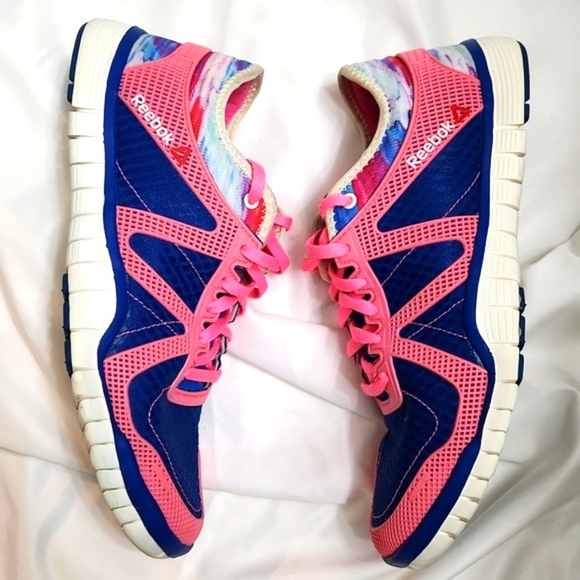 Reebok Zrated Nanoweb Lace-up Multicolore Training Running Sneakers (w size 7.5) - Picture 3 of 10